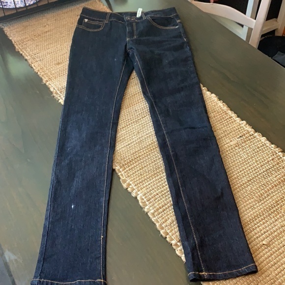 Guess Dark‎ Wash Jeans Sarah Low Rise Skinny Sz 14 - Picture 3 of 12